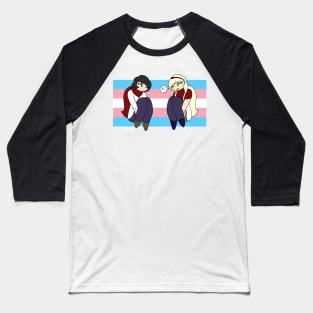 The Missing JJ Macfield And The Island Of Memories Trans Flag Baseball T-Shirt